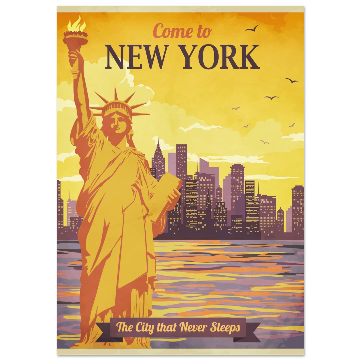 New York City Vintage Poster