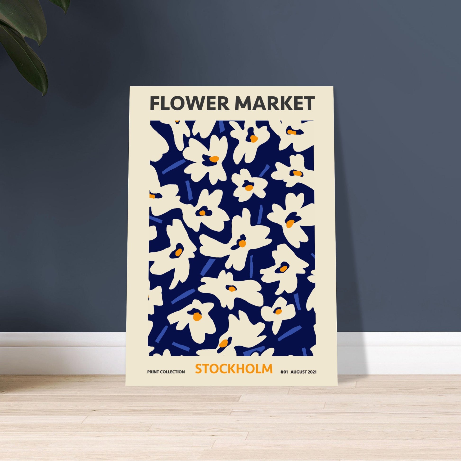 Stockholm Flower Market exhibition art print