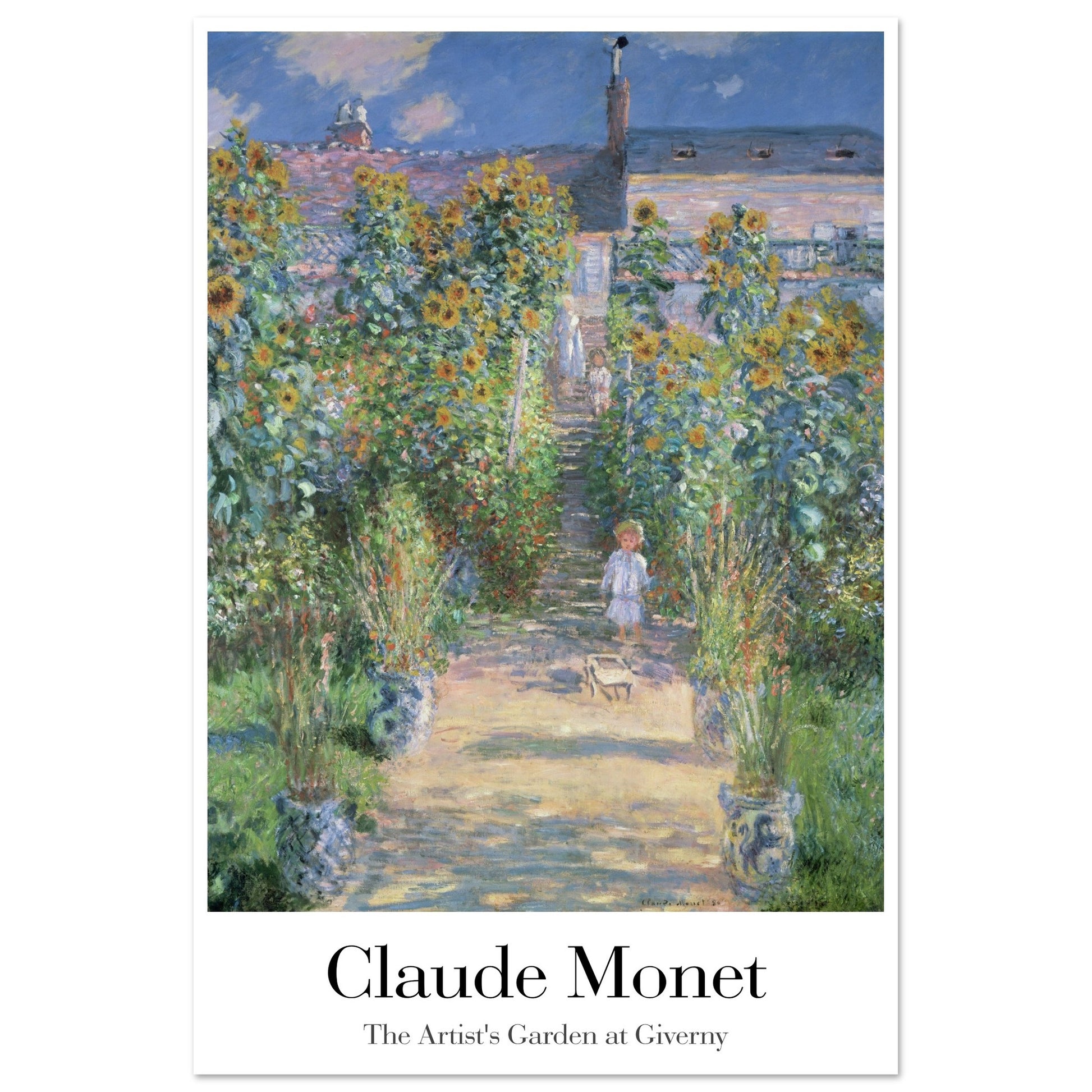 The Artist's Garden at Giverny - by Claude Monet