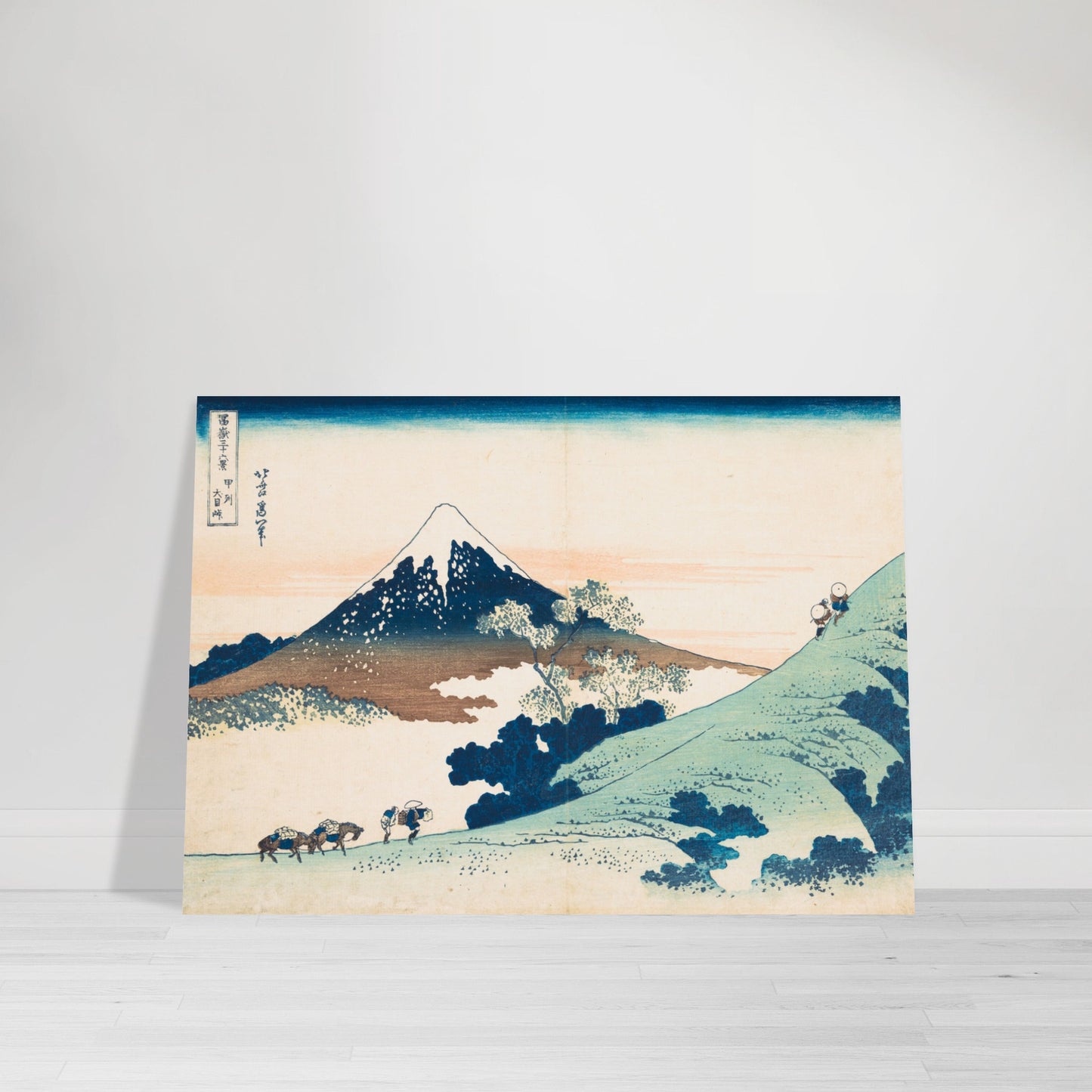 Fuji from Inume Pass - by Katsushika Hokusai