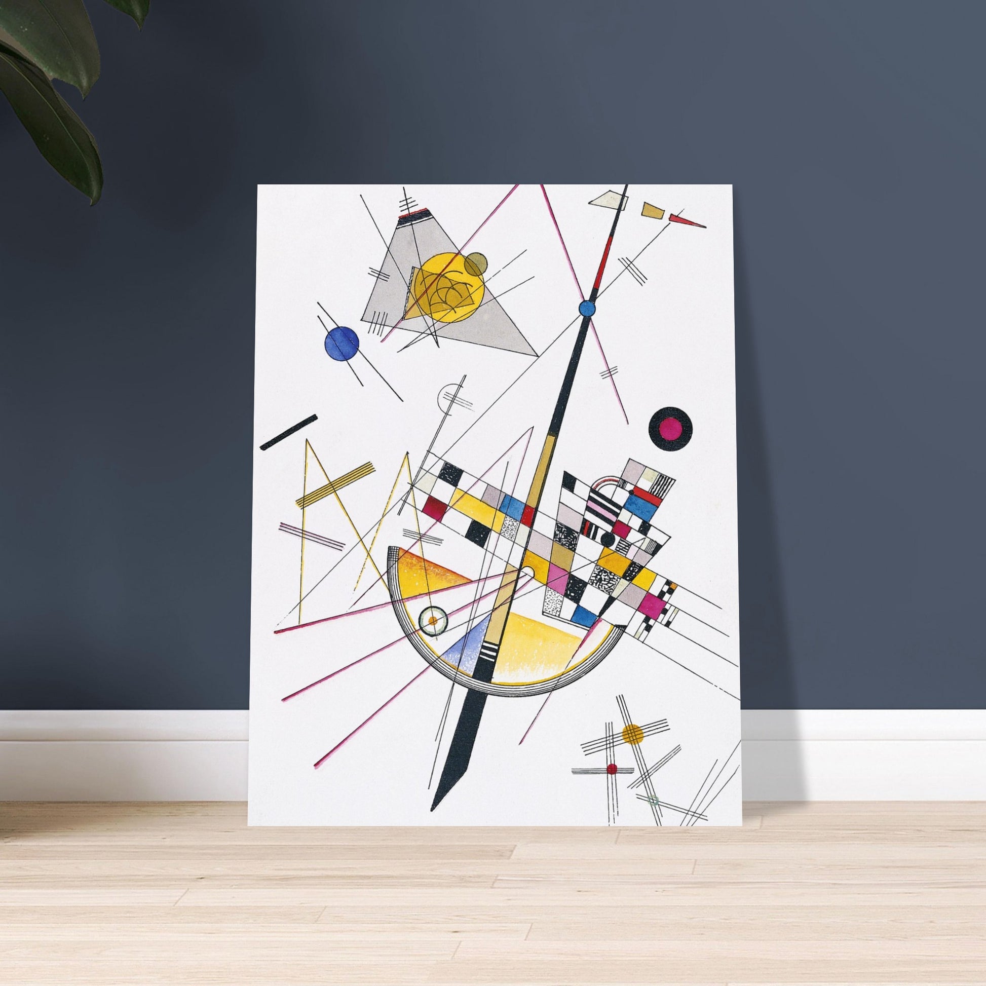 Poster of Wassily Kandinsky's Delicate Tension - A captivating art print of harmonious hues and abstract allure