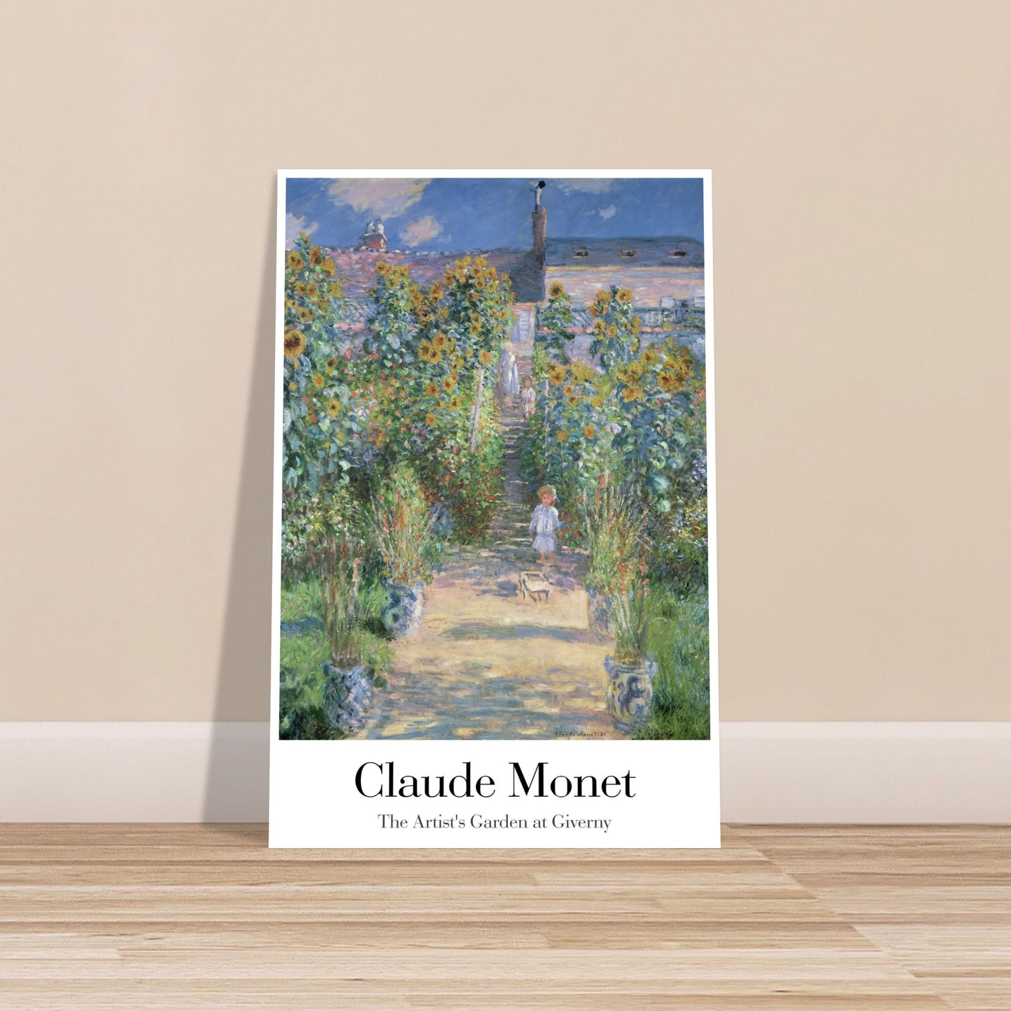 The Artist's Garden at Giverny - by Claude Monet