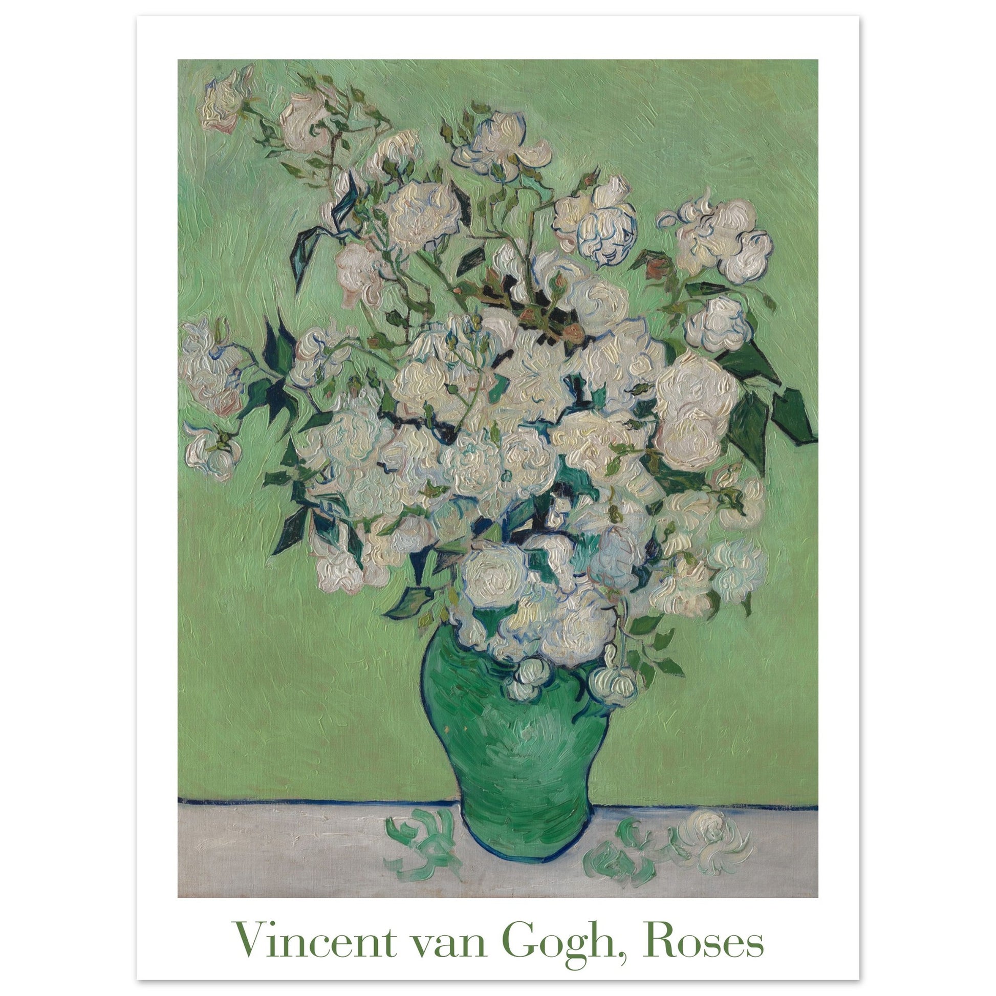 Roses - by Vincent van Gogh