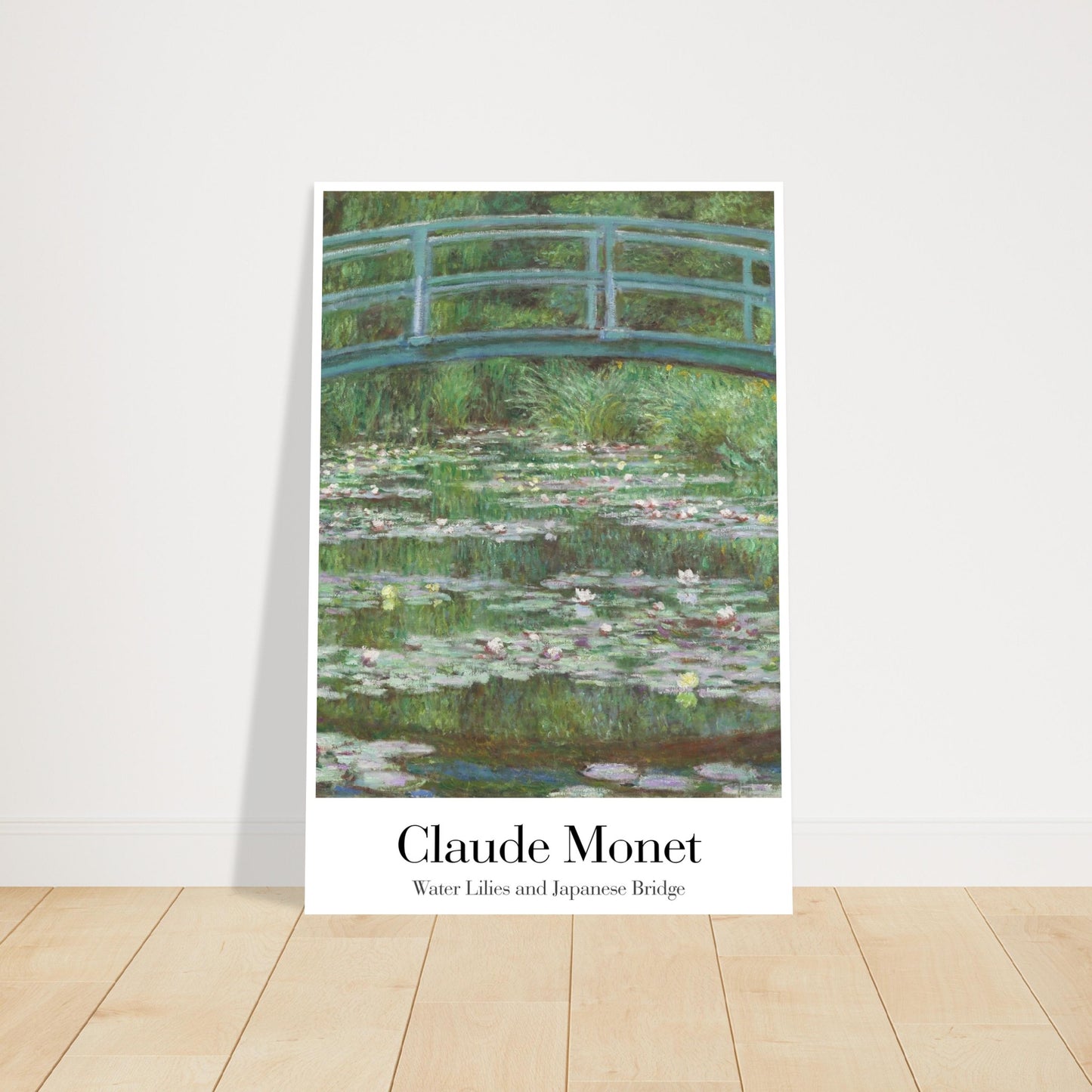 Water Lilies and Japanese Bridge - by Claude Monet