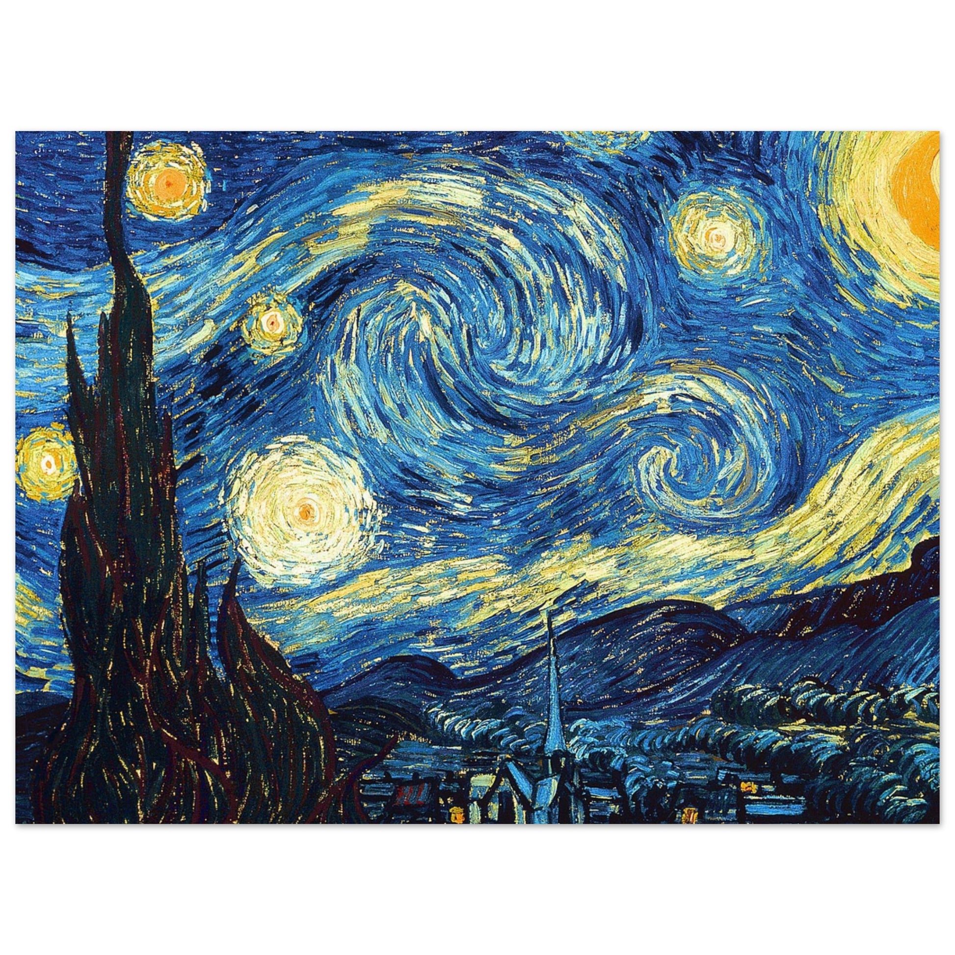 Starry Night - by Vincent van Gogh