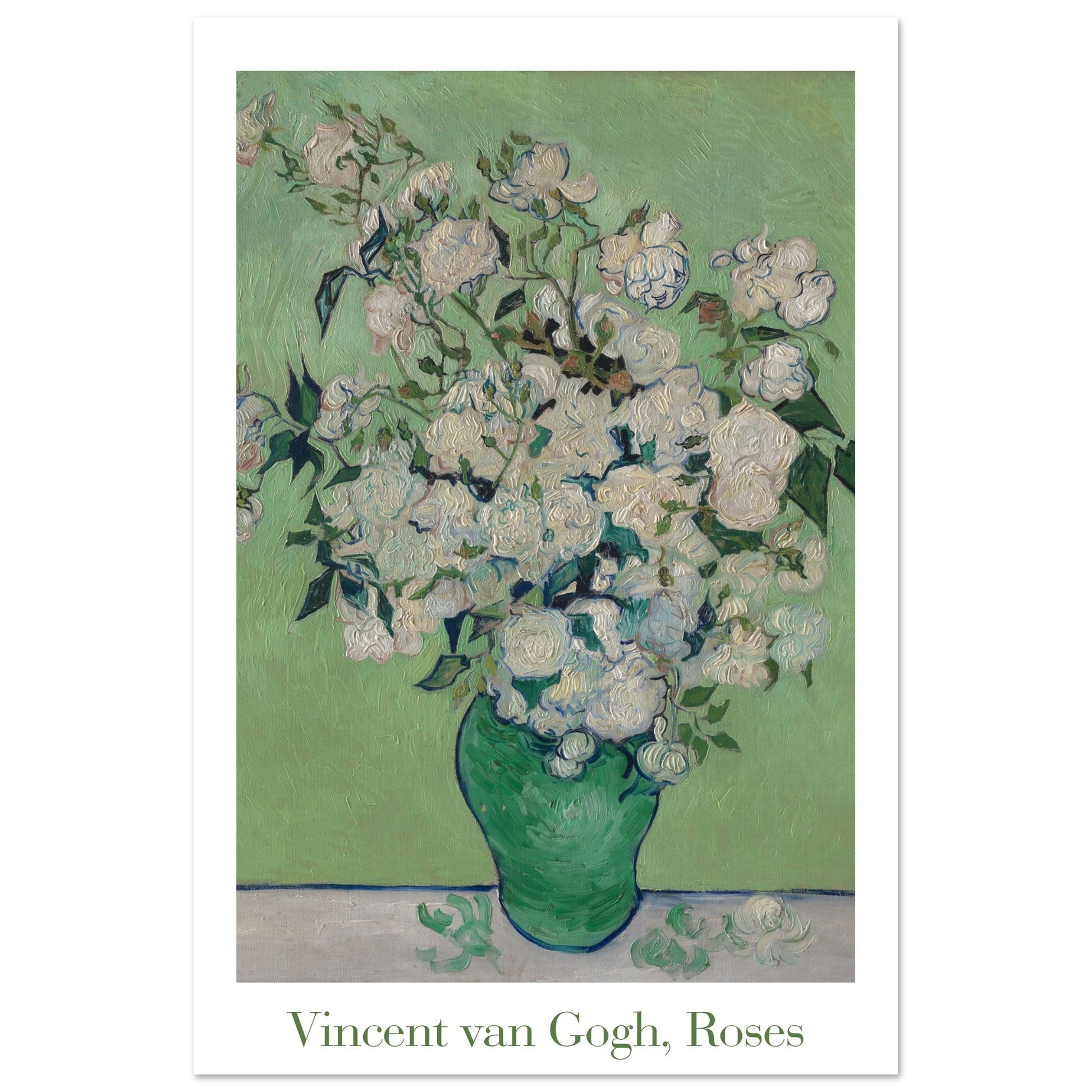 Roses - by Vincent van Gogh