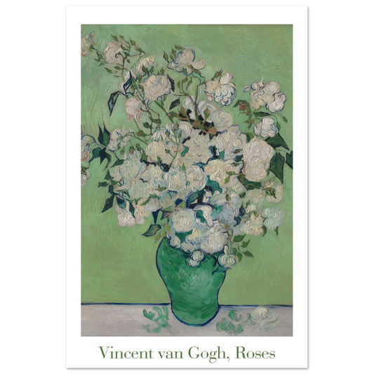 Roses - by Vincent van Gogh