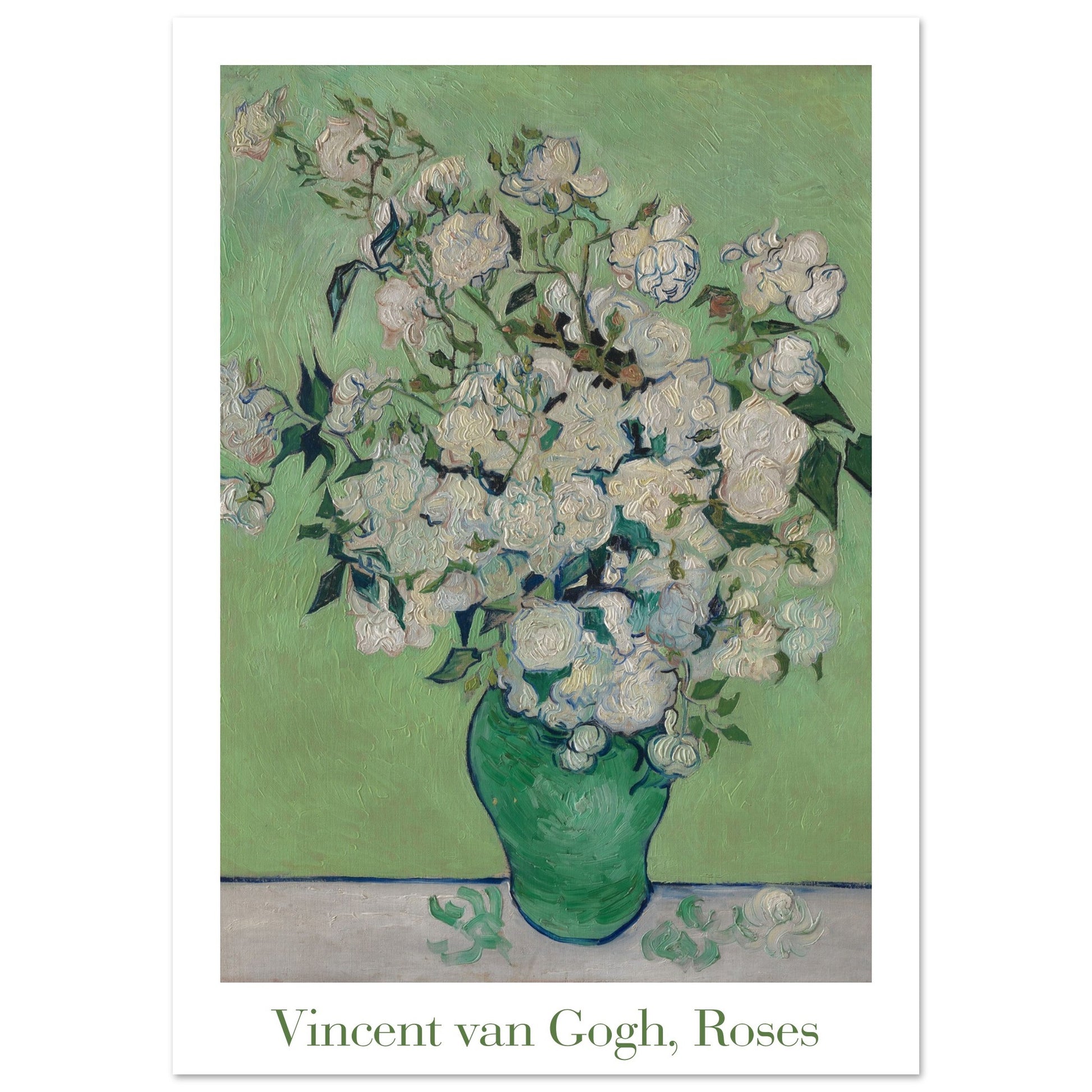 Roses - by Vincent van Gogh