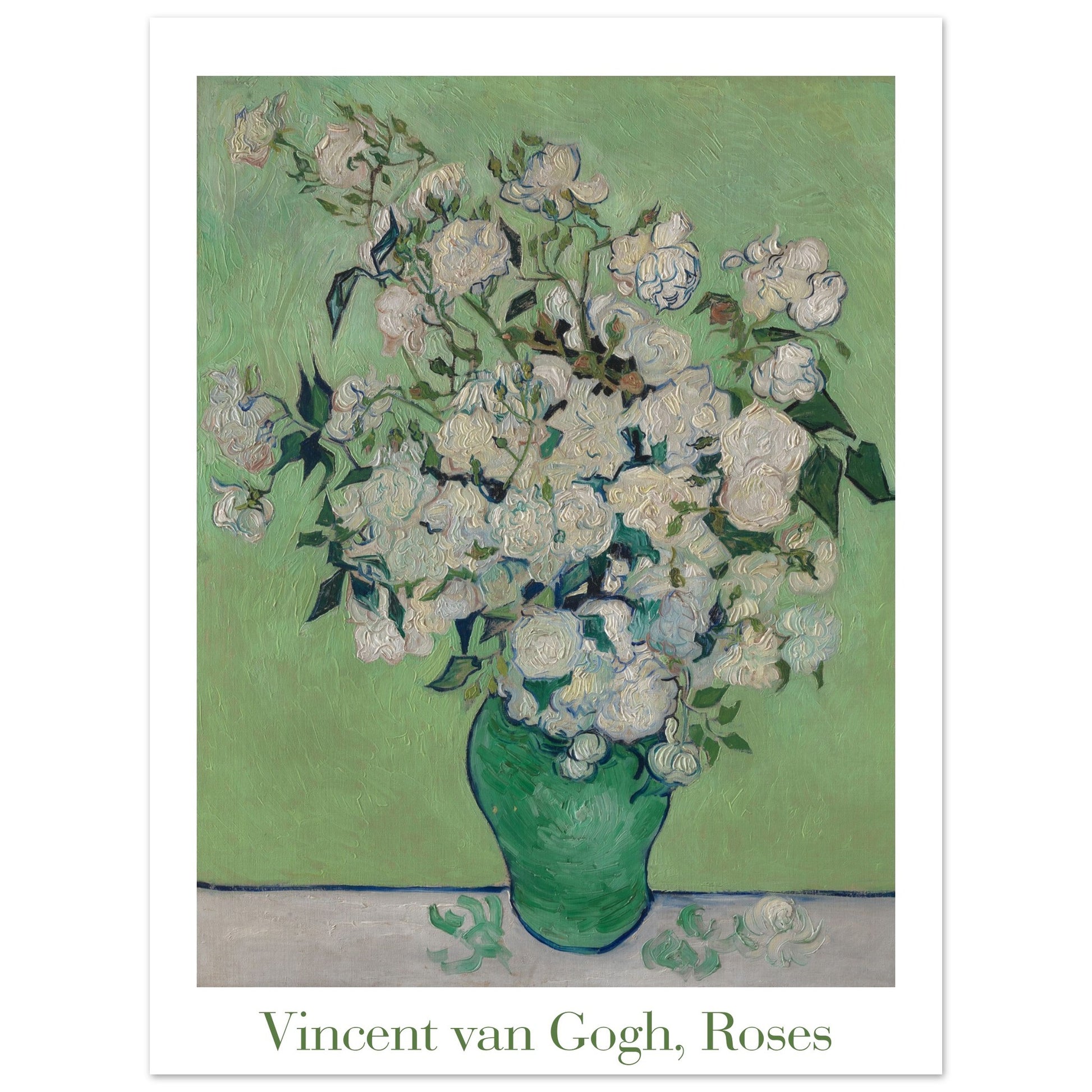 Roses - by Vincent van Gogh