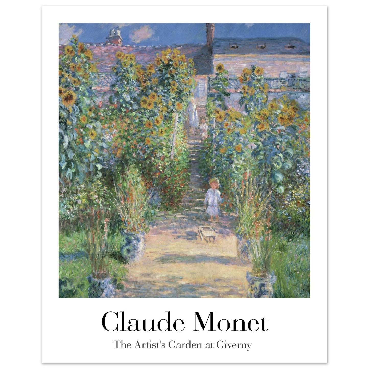 The Artist's Garden at Giverny - by Claude Monet