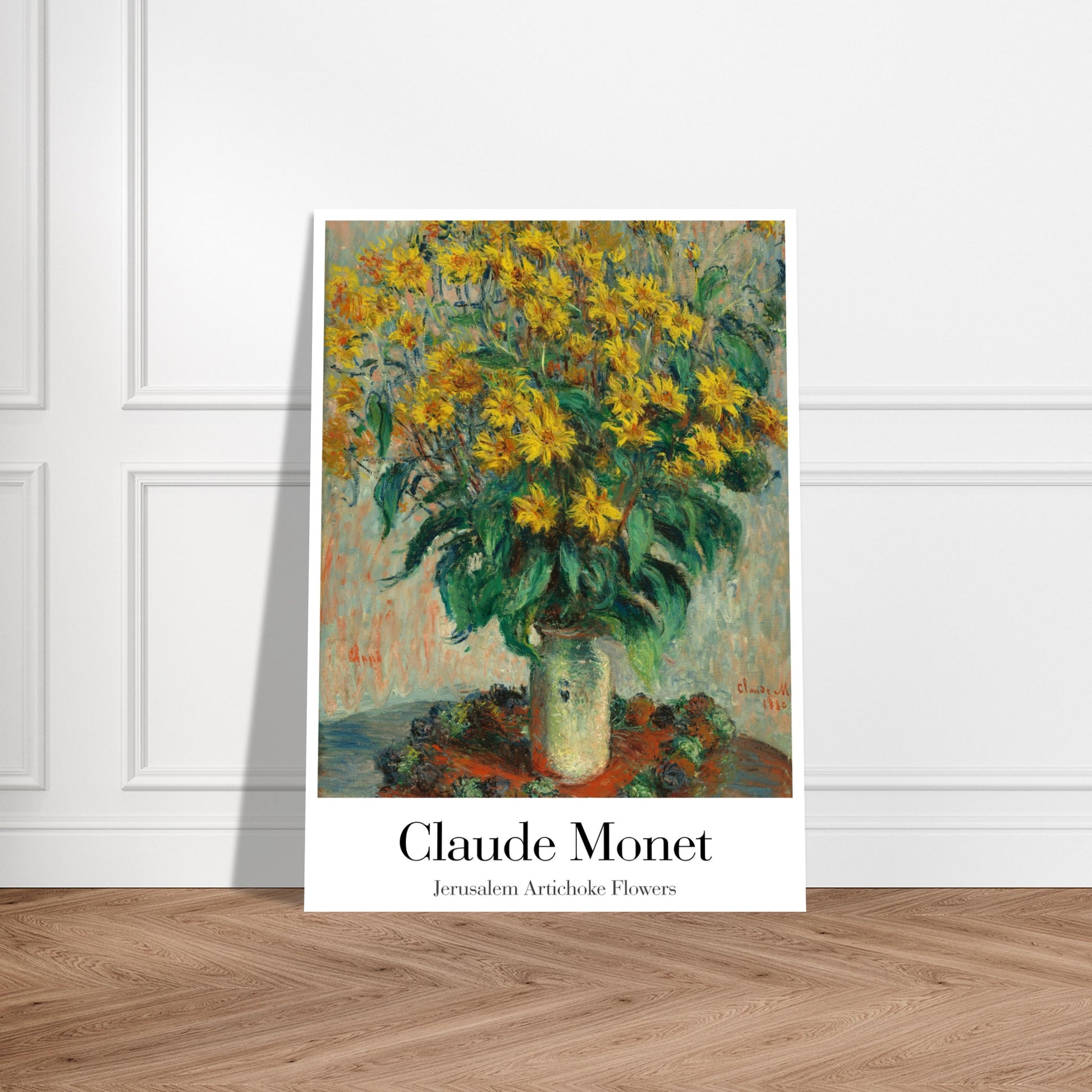 Jerusalem Artichoke Flowers - by Claude Monet