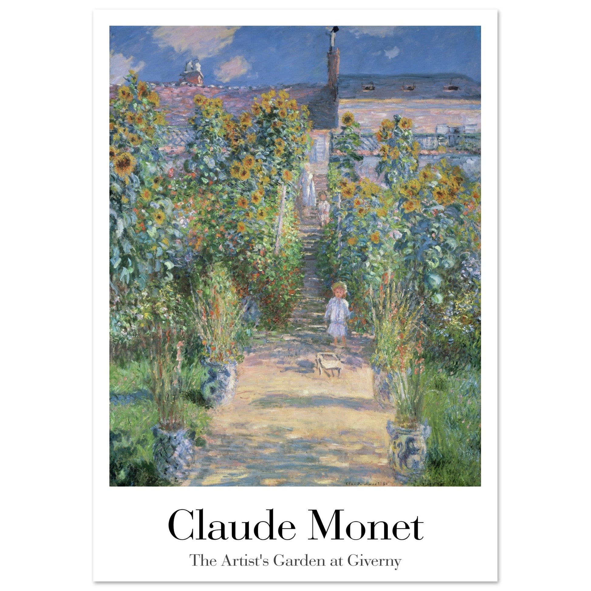 The Artist's Garden at Giverny - by Claude Monet