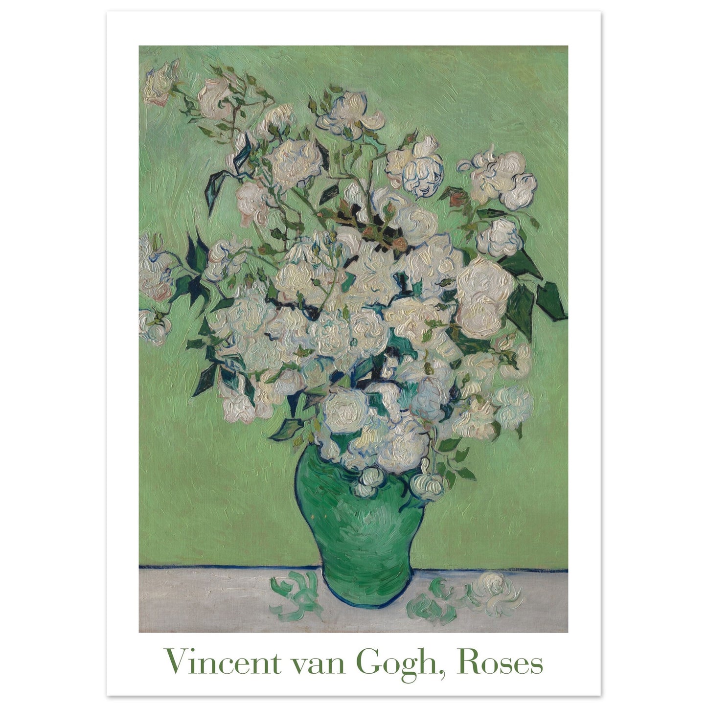 Roses - by Vincent van Gogh