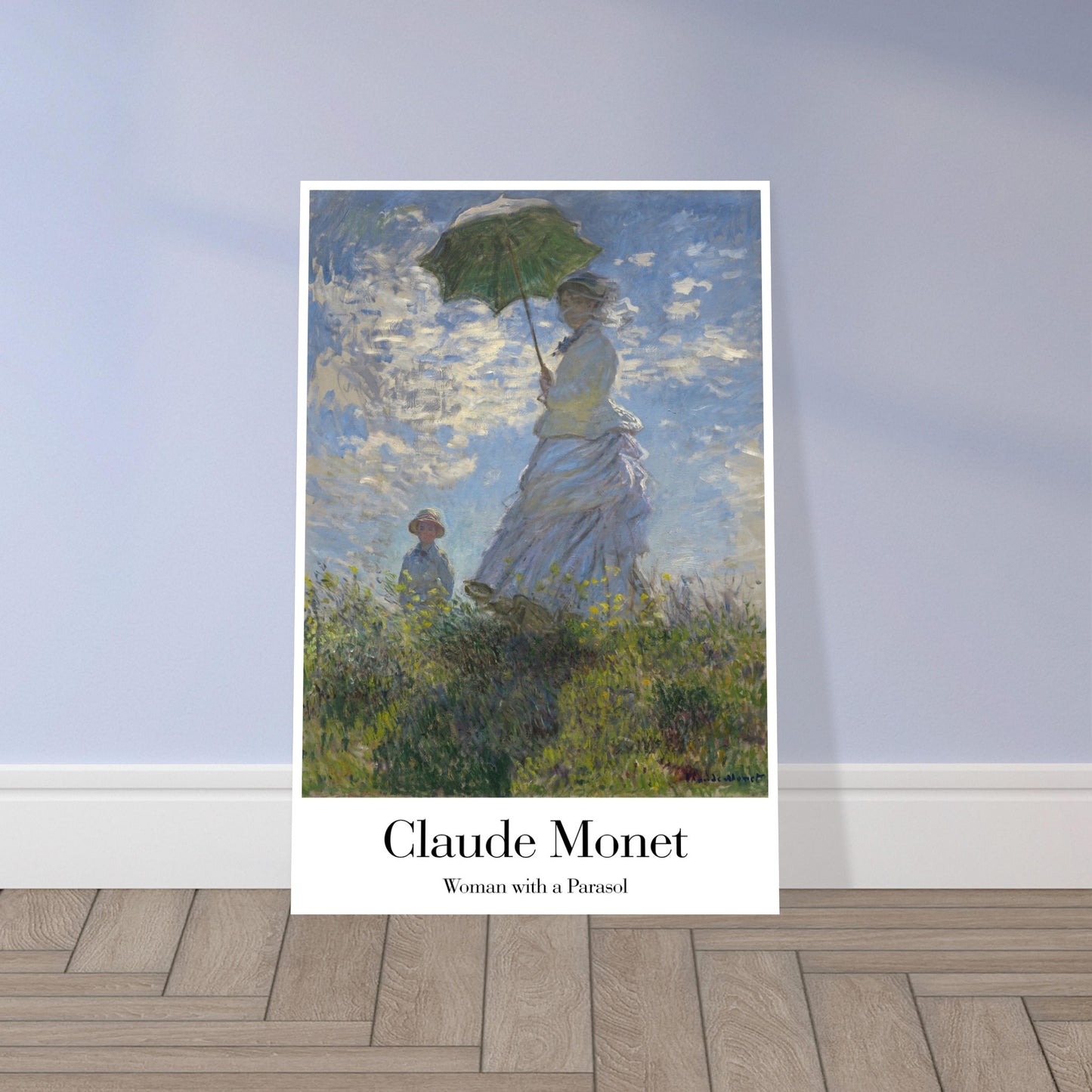 Woman with a Parasol - by Claude Monet