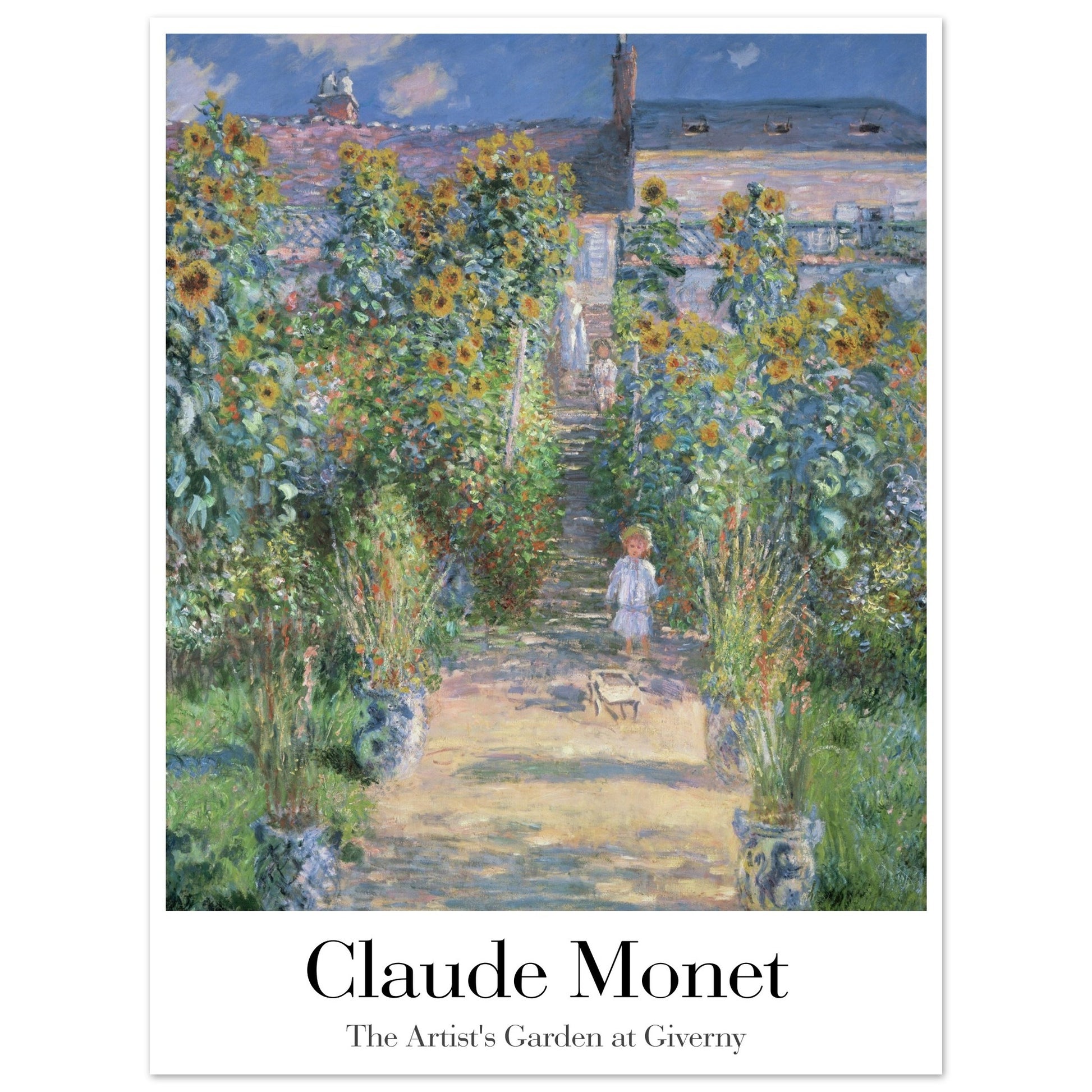 The Artist's Garden at Giverny - by Claude Monet