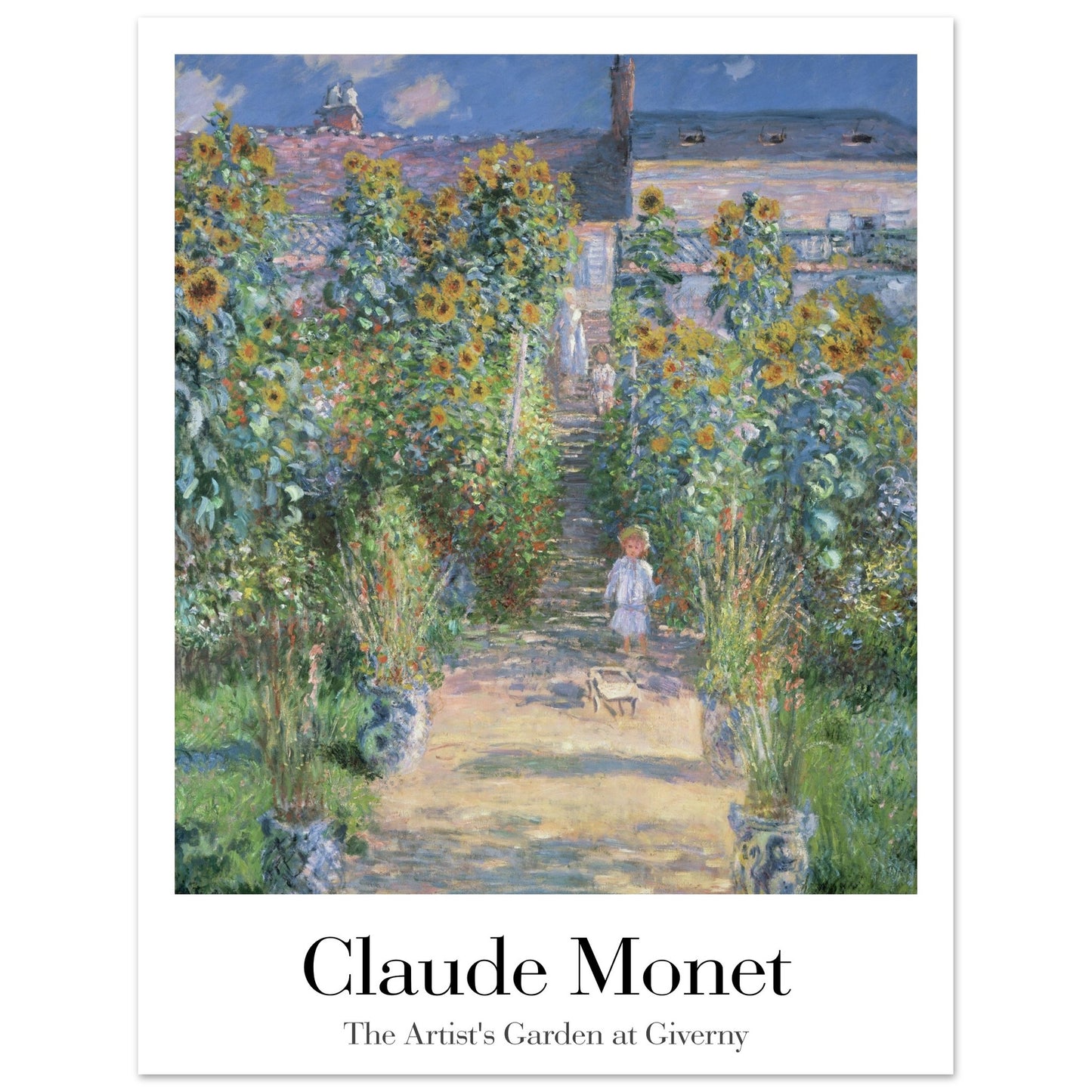 The Artist's Garden at Giverny - by Claude Monet