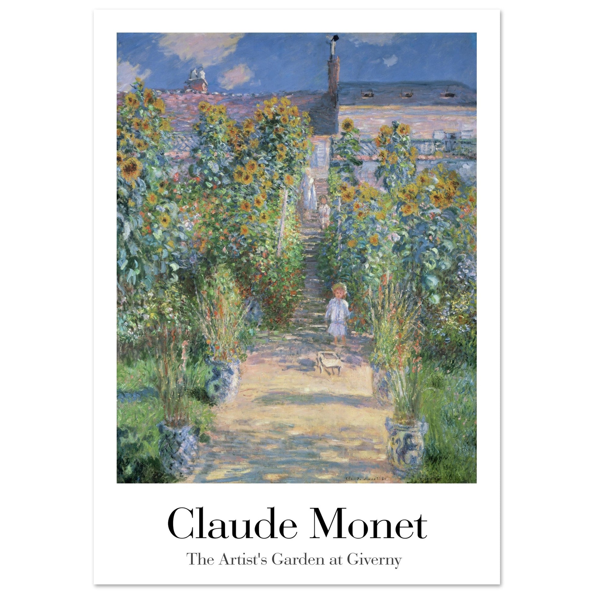 The Artist's Garden at Giverny - by Claude Monet