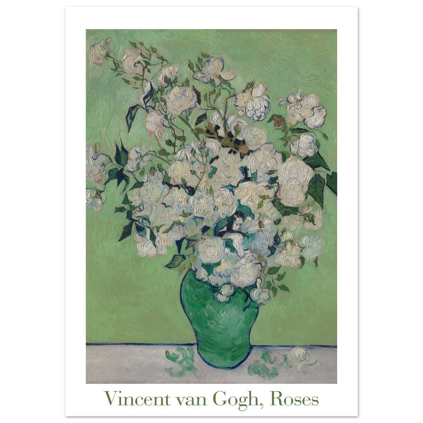 Roses - by Vincent van Gogh