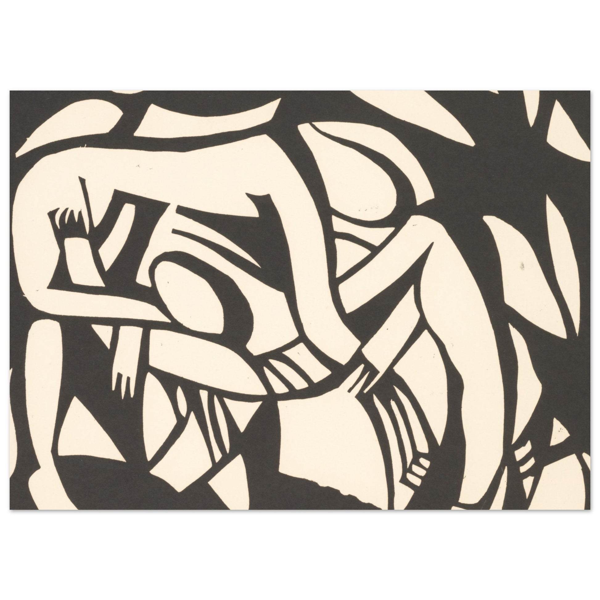 Wrestlers - by Henri Gaudier-Brzeska