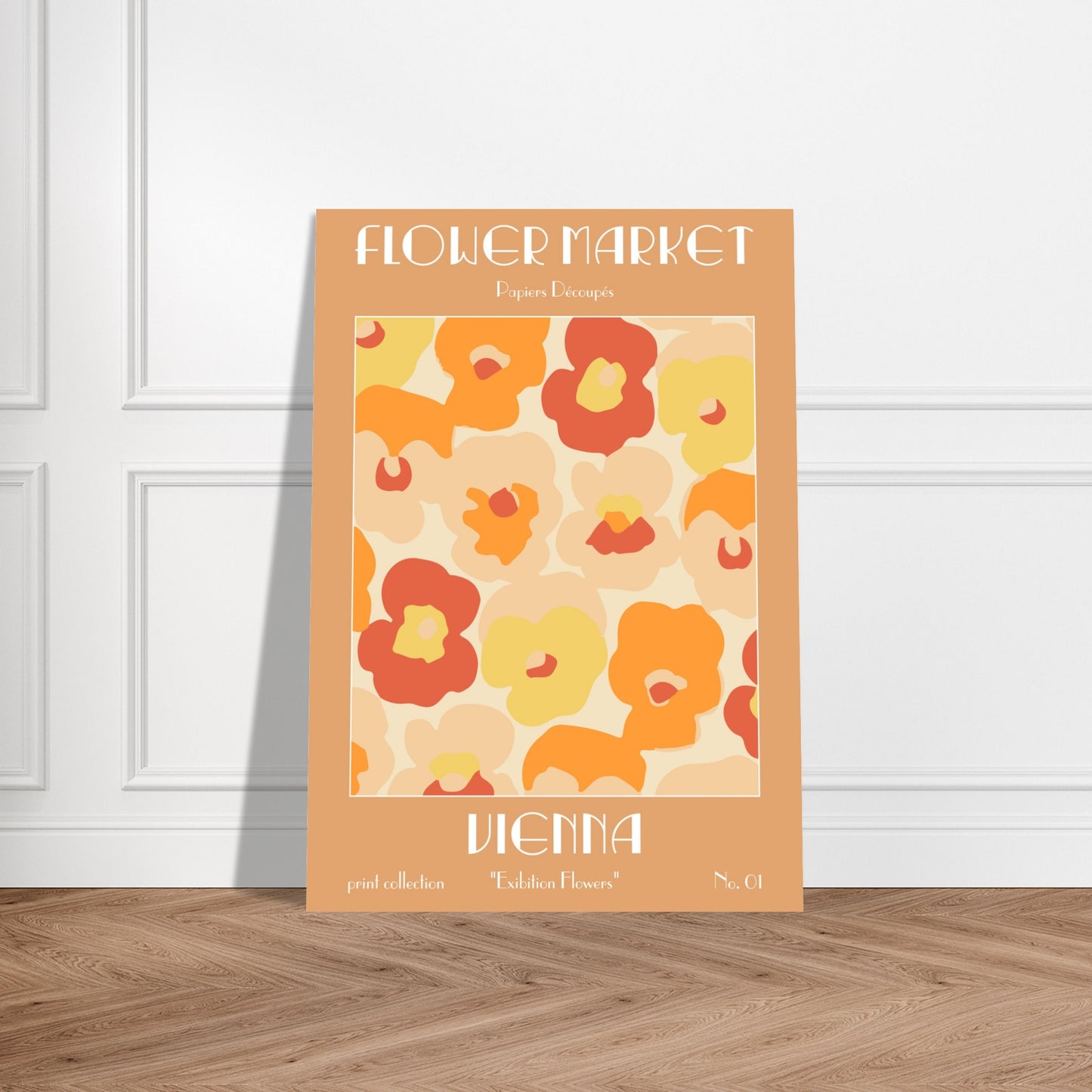 Vienna Flower Market exhibition art print