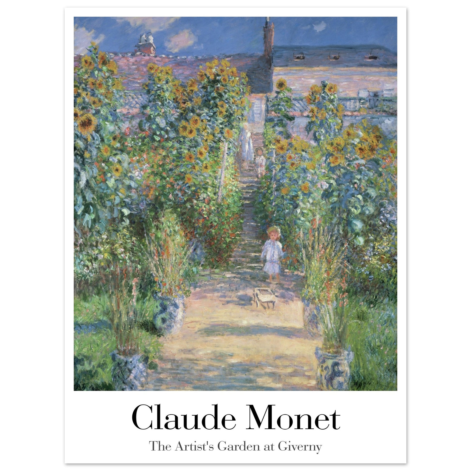 The Artist's Garden at Giverny - by Claude Monet