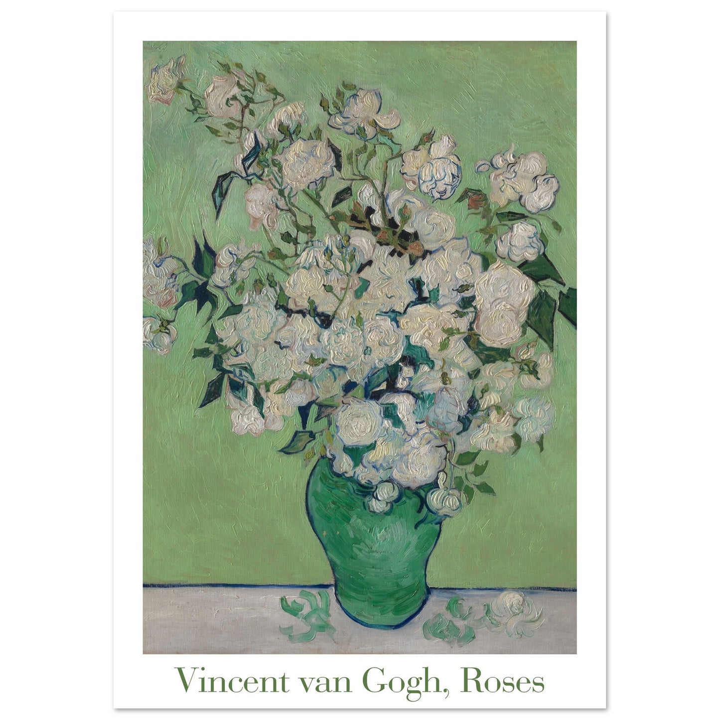 Roses - by Vincent van Gogh