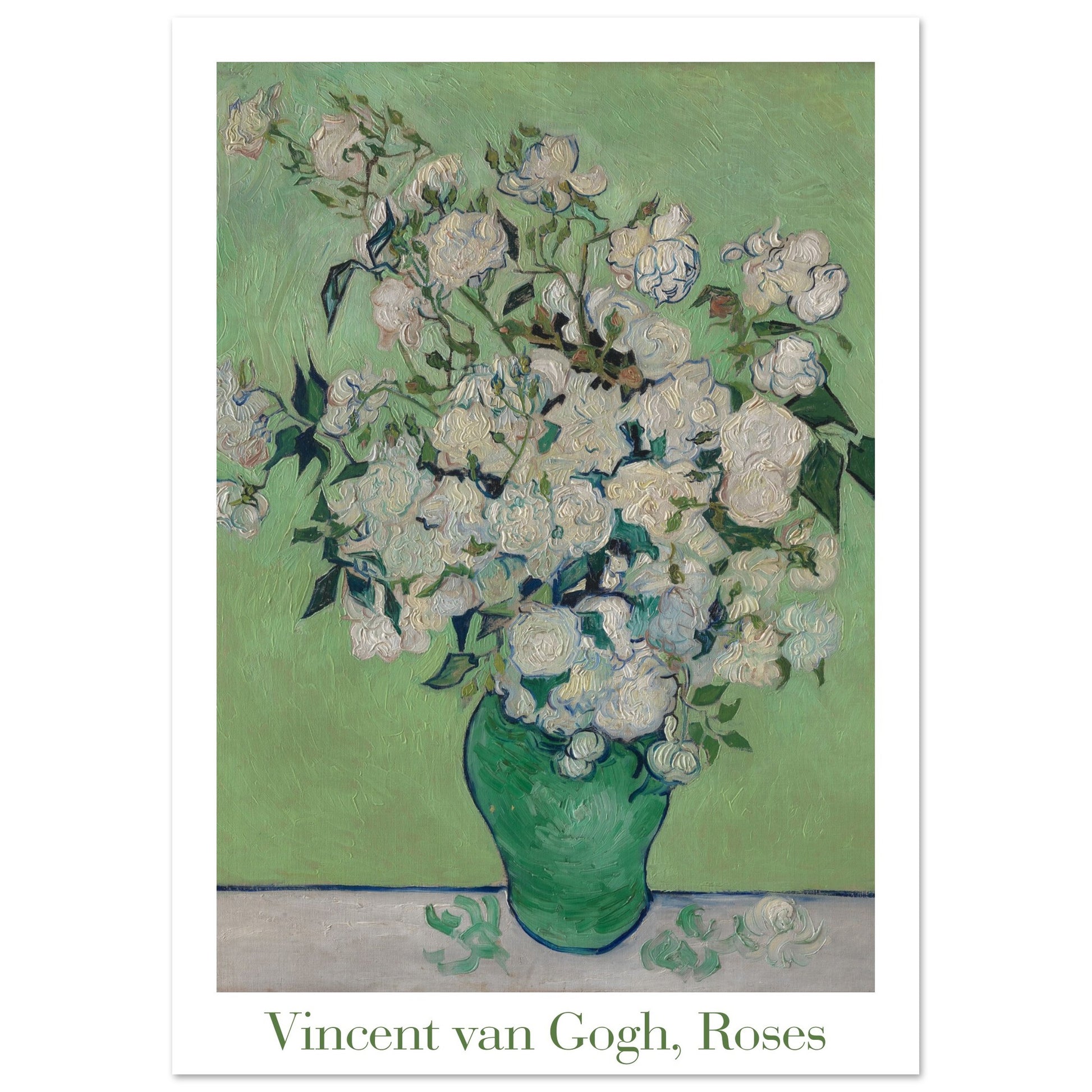 Roses - by Vincent van Gogh