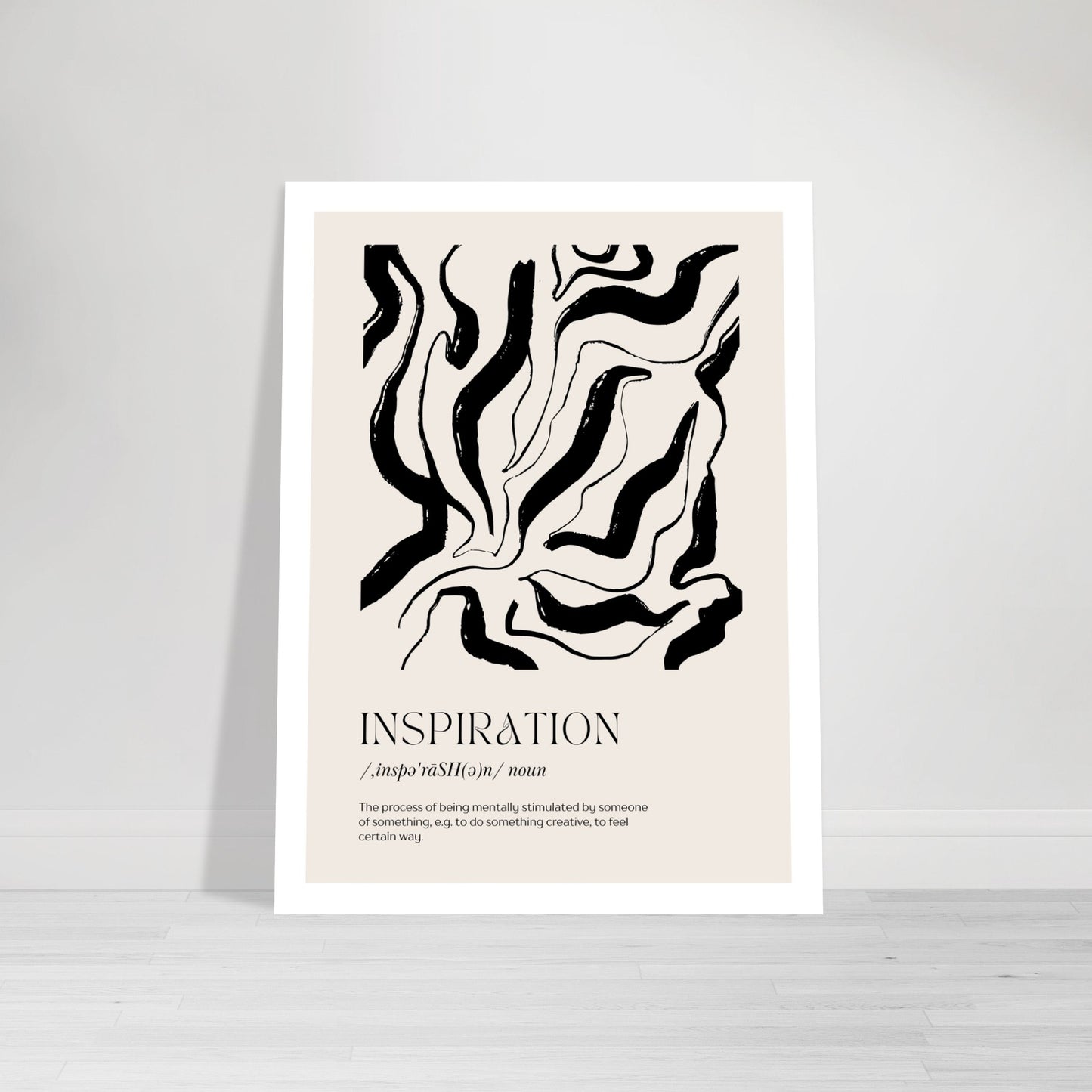 Inspiration Motivational Poster - Elevate your surroundings with positive energy and creative motivation